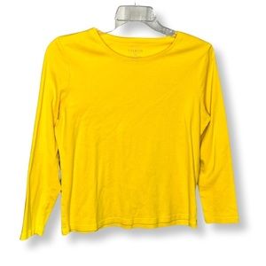 TALBOTS - Women’s Yellow Long Sleeve Blouse Top - Size XL petite
